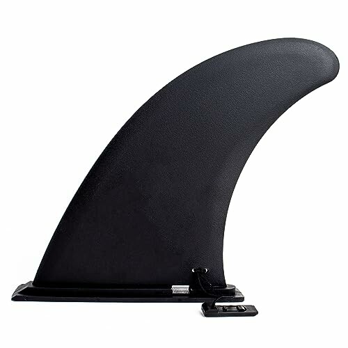 Black detachable surfboard fin