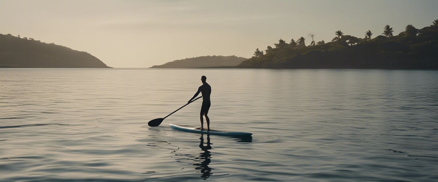 Paddle boarding accident prevention through awareness.